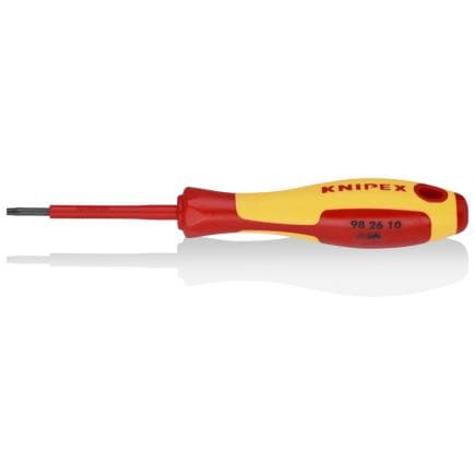 KNIPEX 98 26 10 - Tournevis d'électricien Torx®, acier bruni, VDE
