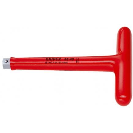 KNIPEX 98 40 - Levier en T à poignée fixe avec adaptateur carré 1/2''