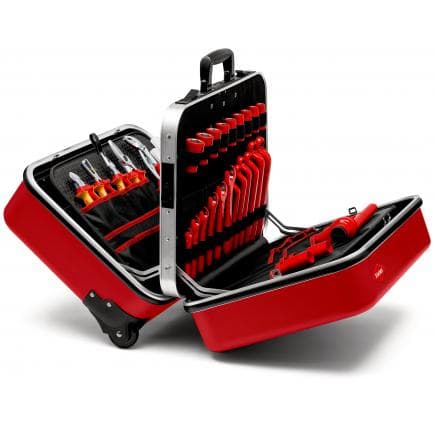 KNIPEX 98 99 15 - Mallette à outils "BIGT win Move RED" Compétence électrique