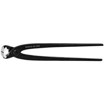 KNIPEX 99 00 220 K12 - Tenaille (pince métallurgiste et cimentier), bondérisée noire, tête polie et étroite 12 mm