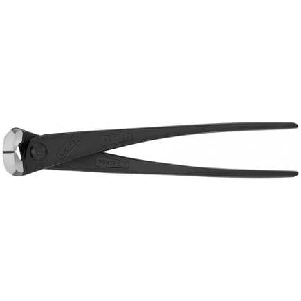 KNIPEX 99 10 250 EAN - Tenaille pour métallurgiste et cimentier type "strong" à force de coupe élevée, bondérisée noire, tête polie