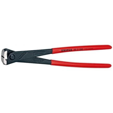 KNIPEX 99 11 250 - Tenaille pour métallurgiste et cimentier type "strong" à force de coupe élevée, bondérisée noire, tête polie, poignées enduites...