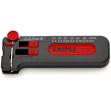 KNIPEX 12 80 040 SB - Dénudeur de câble mini