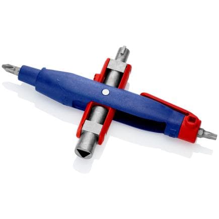 KNIPEX 00 11 07 - Clé d'armoire électrique de type stylo pour toutes les armoires standards et systèmes de verrouillage