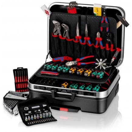 KNIPEX 00 21 06 M - Mallette à outils "BIG Basic Move" avec assortiment mécanique (79 pcs.)