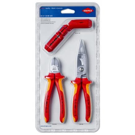 KNIPEX 00 31 30 BK V01 - Kit d'installation électrique (3 pièces)