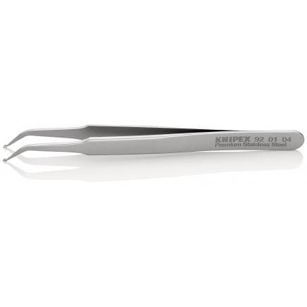 KNIPEX 92 01 04 - Brucelles CMS de précision coudées, en acier inoxydable
