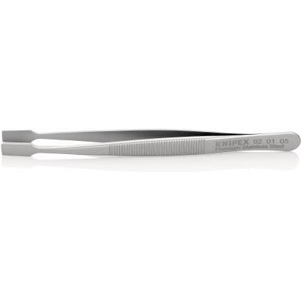 KNIPEX 92 01 05 - Brucelles droites plates universelles en acier inoxydable