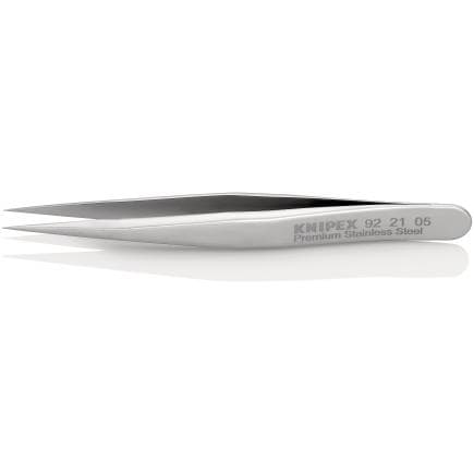 KNIPEX 92 21 05 - Mini-brucelles de précision droites, pointues, en acier inoxydable