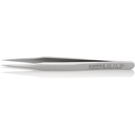 KNIPEX 92 21 06 - Mini-brucelles de précision droites, pointues, en acier inoxydable