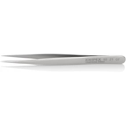KNIPEX 92 21 07 - Brucelles universelles droites, pointues, en acier inoxydable