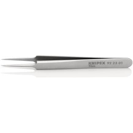 KNIPEX 92 23 01 - Brucelles de précision droites, pointues, en titane