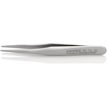 KNIPEX 92 51 02 - Mini-brucelles de précision droites, rondes, en acier inoxydable
