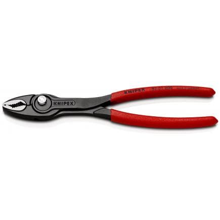 KNIPEX 82 01 150 - Pince de préhension frontale TwinGrip enduite de résine synthétique, bondérisée noire, antidérapante