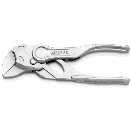 KNIPEX 86 04 100 - Pince-clé XS avec surface rugueuse et impression chromée, 100 mm