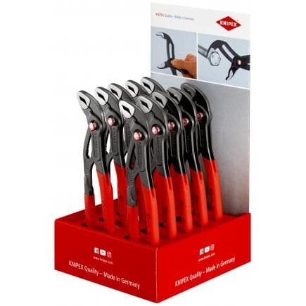 KNIPEX 00 18 01 V25 - Présentoir de comptoir pour pince multiprise Cobra® QuickSet 250 mm (10 pcs.)