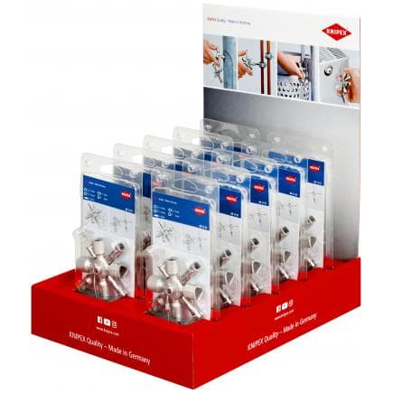 KNIPEX 00 18 01 V28 - Présentoir de comptoir pour clé universelle TwinKey® (10 pcs.)