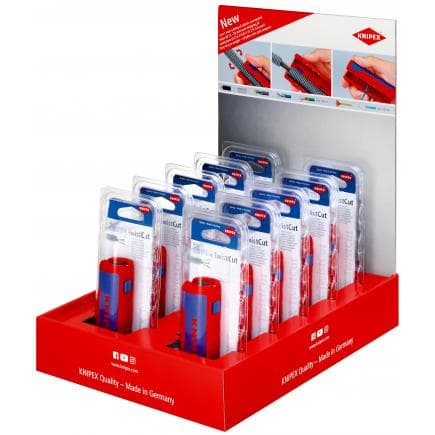 KNIPEX 00 18 01 V29 - Présentoir de comptoir pour coupe-tube TwistCut® (10 pcs.)
