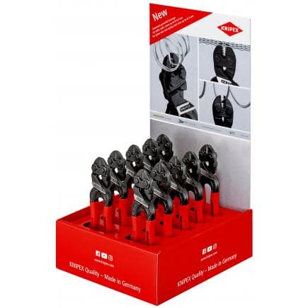 KNIPEX 00 18 01 V33 - Présentoir de comptoir pour pinces coupantes à double levier CoBolt® S (10 pcs.)