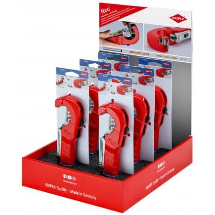 KNIPEX 00 18 01 V38 - Présentoir de comptoir pour coupe-tubes TubiX® (6 pcs.)