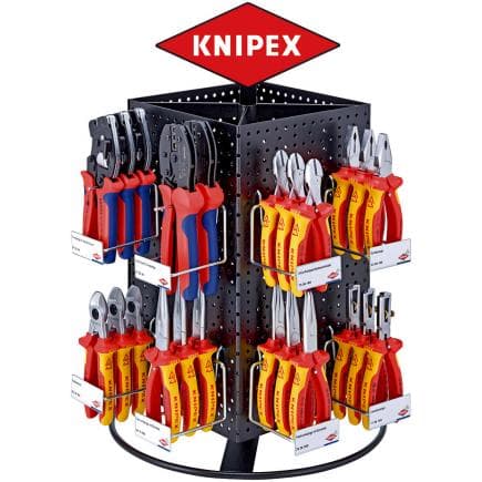 KNIPEX 00 19 28 - Présentoir de comptoir tournant pour 16 x 3 pinces (vide)