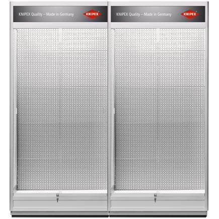 KNIPEX 00 19 30 VIT 3 - Vitrine de présentation produit à monter sur parois perforées 2 000 x 400 mm
