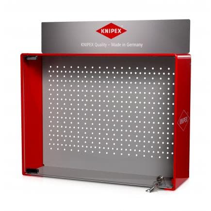 KNIPEX 00 19 30 VIT 4 - Vitrine de présentation produit à monter pour sur parois perforées 500 x 375 x 150 mm