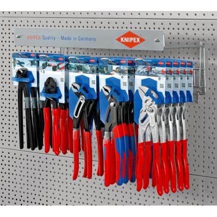 KNIPEX 00 19 34 1 - Présentoir mural pour 5 x 6 pinces avec enseigne publicitaire (vide)