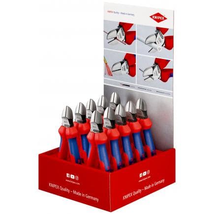 KNIPEX 00 18 01 V06 - Présentoir de comptoir pour pince coupante latérale 160 mm (10 pcs.)