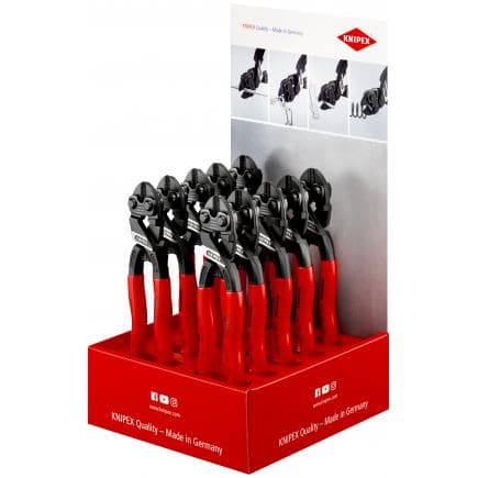 KNIPEX 00 18 01 V16 - Présentoir de comptoir pour pince coupante à double levier CoBolt® 200 mm (10 pcs.)