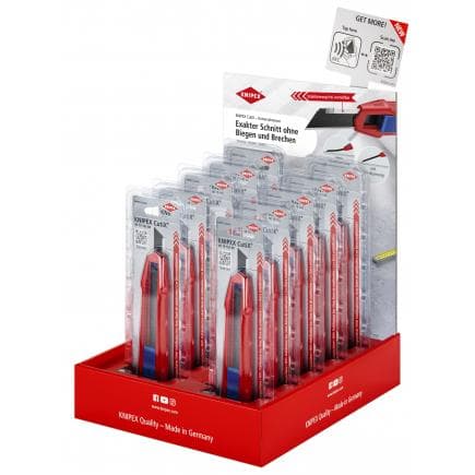 KNIPEX 00 18 01 V44 - Présentoir de comptoir pour cutter universel CutiX (12 pcs.)