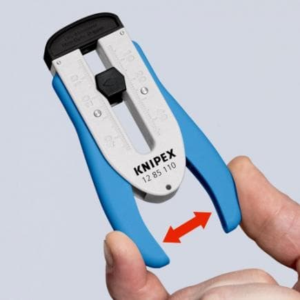 KNIPEX 12 85 110 SB - Outil de dénudage pour câble à fibres optiques