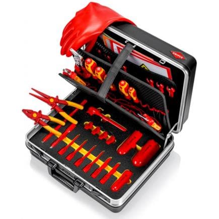 KNIPEX 00 21 05 EV - Mallette à outils « Basic » Mobilité électrique (34 pcs.)