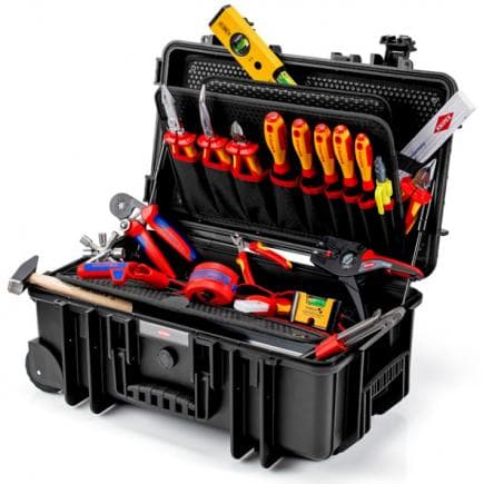 KNIPEX 00 21 33 E - Mallette à outils « Robust26 » Électro (23 pcs.)