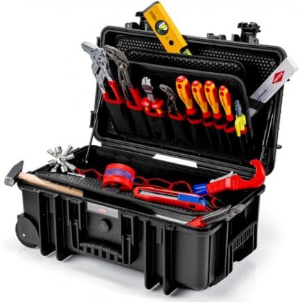 KNIPEX 00 21 33 S - Mallette à outils « Robust26 » Plomberie (17 pcs.)