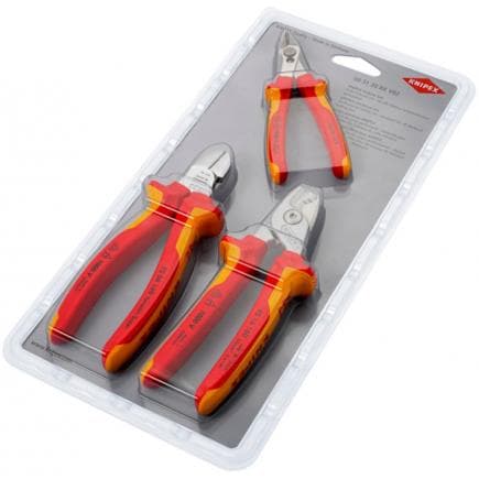 KNIPEX 00 31 30 BK V02 - Kit de coupe électrique VDE (3 pcs.)