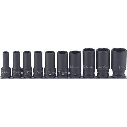 KOKEN RS14301X/10 - Jeu 1/2" Douille Impact paroi mince semi-longue (10 pcs.)