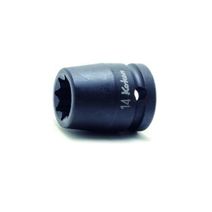 KOKEN 14415M-14 - 1/2" Douille Impact à 4-pans double