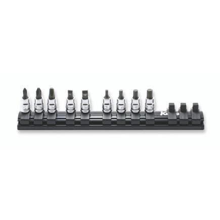 KOKEN RS20XXZ/9 - Jeu de clés à douille mâles hexagonales 1/4" série "Z" (9 pcs.)