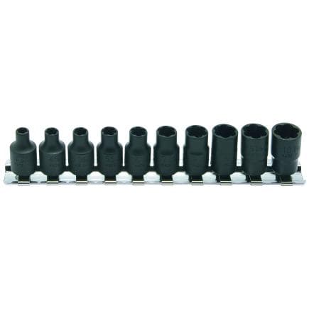 KOKEN RS2127/10 - Jeu douille extracteur d'écrou 1/4" (10 pcs.)