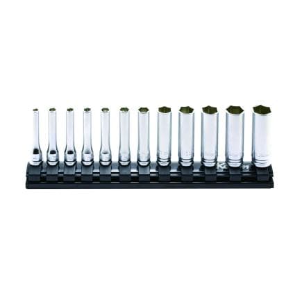 KOKEN RS2300MZ/12 - Jeu 1/4" Douille longue série-Z (12 pcs.)