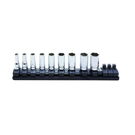 KOKEN RS2300XZ/9 - Jeu 1/4" douilles semi-profondes 6-pans Series Z (9 pcs.)