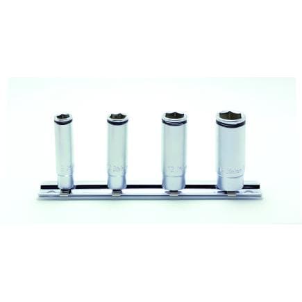KOKEN RS2350M/4 - Jeu 1/4" douille longue à billes de retenue (4 pcs.)