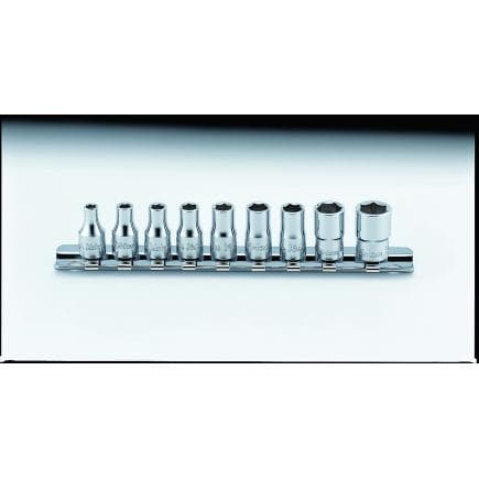 KOKEN RS2400W/9-BA - Jeu 1/4" Douille 6-pans BA (9 pcs.)