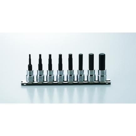 KOKEN RS3010M-62/8 - Jeu 3/8" douille tournevis 6-pans mâle metrique (8 pcs.)