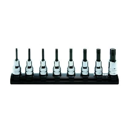 KOKEN RS3025Z/8-L75 - Jeu 3/8" 75mm douille tournevis Torx série Z (8 pcs.)