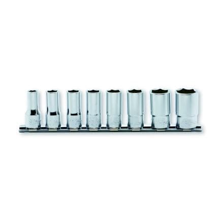 KOKEN RS3300XA/9 - Jeu 3/8" douille semi-profonde 6-pans pouce (9 pcs)