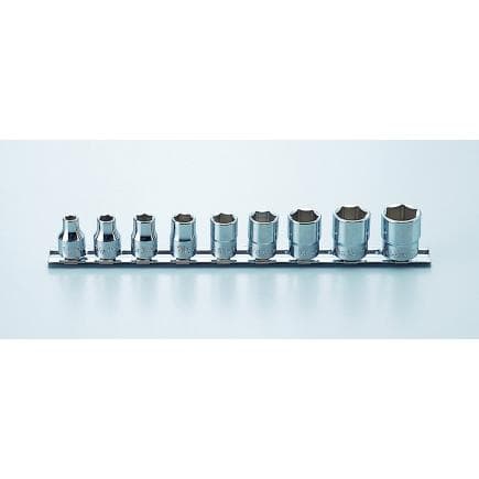 KOKEN RS3400A/9 - Jeu 3/8" douille 6-pans pouce (9 pcs.)