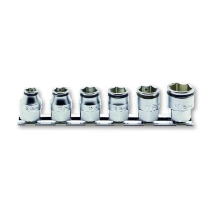 KOKEN RS3450MH/6 - Jeu 3/8" douilles à deux billes de retenue avec tete hexagonale supplémentaire (6 pcs.)