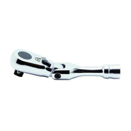 KOKEN 3726ZSB - 3/8" Cliquet réversible tête flexible court série-Z avec bouton de débrayage